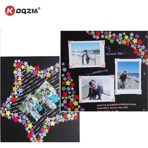 6 Pcs / Pack Colorful Seal Cute Love Heart Dot Five-pointed Star Decoration Scrapbooking Paper Stickers Stationery sticky notes