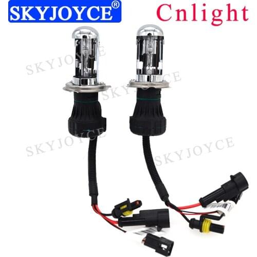 SKYJOYCE 12V 35W Cnlight H4-3 Hi/Lo HID XenonBulb H4 BiXenon 4300K 5000K 6000K Car Headlight 35W Cnlight H4 H4-3 XenonBulb