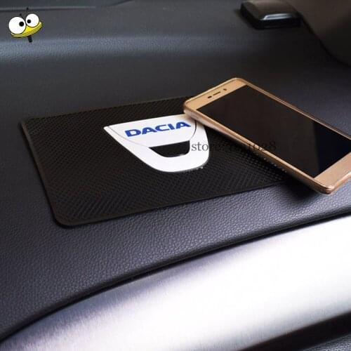 Auto Car Interior Multi-function Mobile Phone Anti-slip Mat Pad for Dacia Sandero 1310 Lodgy Logan 2 Duster Dokker Renault