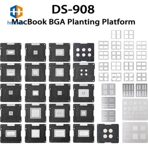 DS-908 Soldering Tool Kit for Macbook Air/ Pro BGA Chips BGA Reballing Platform Set Soldering Tool Kit for Macbook 2010-2018