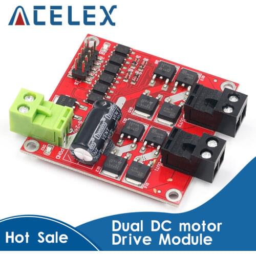 7A 160W Dual DC Motor Drive Module Industrial Grade Positive Negative PWM Speed L298 Logic XY-160D