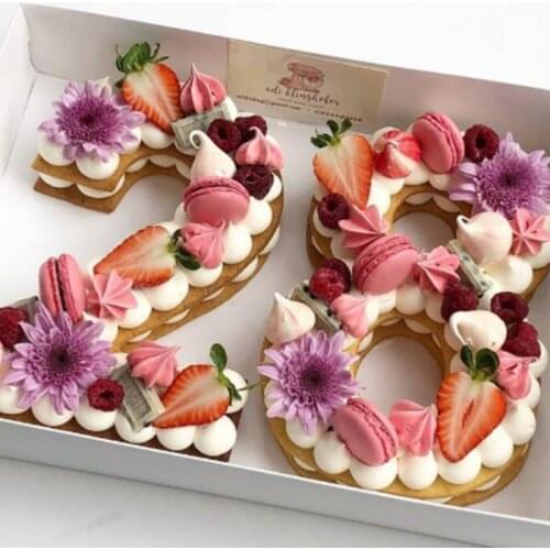 9PCS Molds For Cakes Alphabet Number Cake Molds Mould Cake Decorating Tools Wedding Birthday Baking Pastry Confectionery Tool
