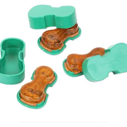 One pc Violin shape rosin, suitable for violin, viola, cello, bass, erhu, bowed string instrument accessories