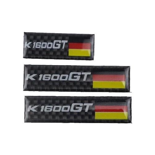 KODASKIN 3M Carbon Sticker emblem decal For BMW K1600GT one set/3pieces