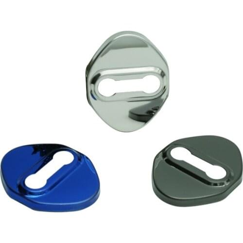 Kracng 4PCS Stainless steel door lock cover for Toyota Auris 2013 2014 2015 2016 2017 2018