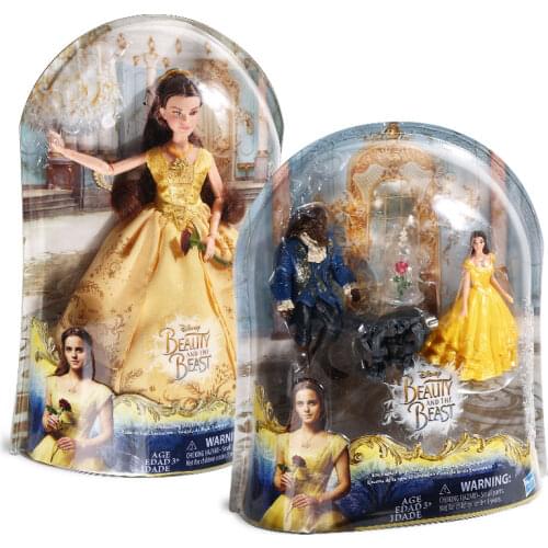 Disney Princesas Peluche Store Princess Doll Beauty Beast Deluxe Edition Anime Figure Dolls For Girls Kids Toys Birthday Gifts