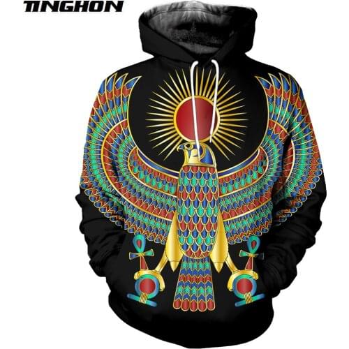 XS-7XL Men Retro Ancient Egypt Horus God Print 3D India Native Hoodies Unisex Vintage Sweatshirt Zipper Pullover Tracksuit 5