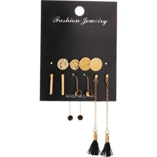 Modyle Fashion Brincos Christmas Earrings Set Crystal Earrings For Women Boho Small Stud Earring 2019 Geometric Vintage Jewelry