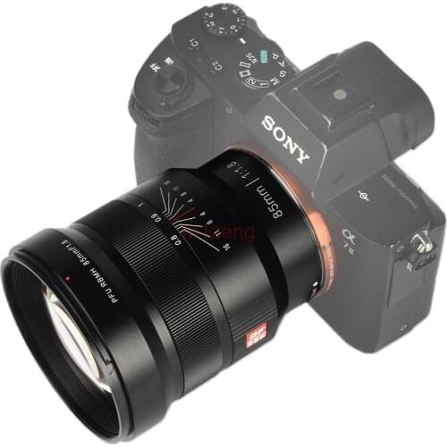 85mm F1.8 manual fixed focus Lens Full Frame for sony a7ii a7m3 a7r a9 Fujifilm xt3 xt10 xt20 xt100 xa3 xm1 mirrorless camera
