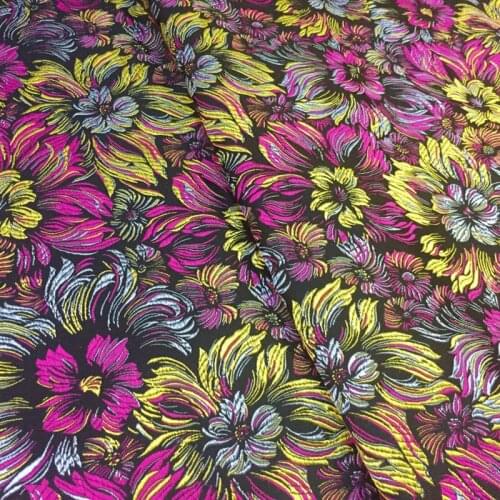 Brocade silky fabric home textile fashion material dropping blouse dress pillow cosplay DIY craft fabric 1 yard