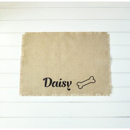 Personalized Pet Mat Pet Food Mat Dog Placemat Pet Placemat Gift for Dog Cat Placemat