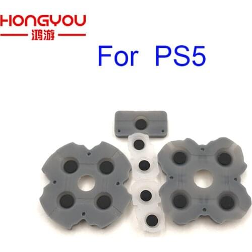20set LR Conductive Rubber Pads For PS5 Controller Buttons Contact Rubber Conductive Silicone Rubber for playstation 5