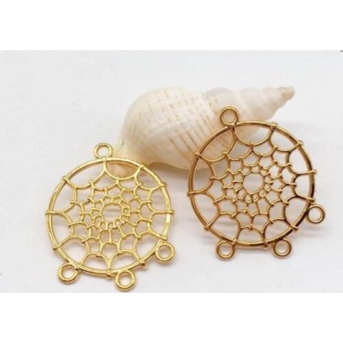 Fashion 15 pcs Dreamcatcher charms fit DIY handmade necklace earring bracelet charms for Jewelry Making