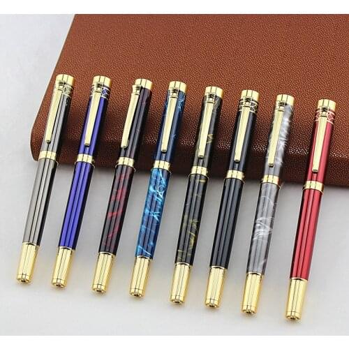 Luxury high quality Classic marble School office stationery Medium Nib Rollerball Pen New