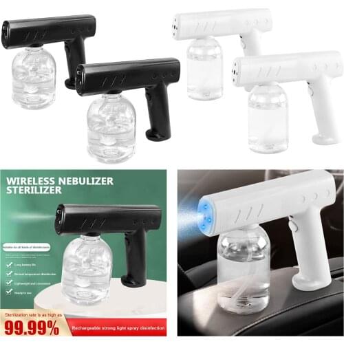 Blue Light Steam Sanitizing Fogging Sprayer Nano Gun for Bus Public Places
