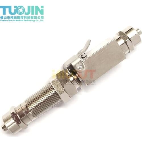 Free Shipp Stainless Steel Dental Air Water Connector Dental Anti Suction Quick Coupling Horse Connectors For Ultrasonic Scaler