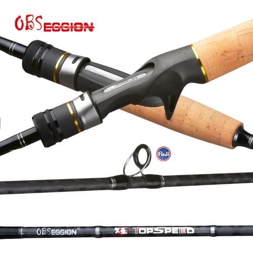 OBSESSION 2.1m 2.18m 2.4m 2.28m 2.46m Carbon 2 Sections Import Japan FUJI Guide Sea Bass JIgging Spinning Casting Fishing Rod