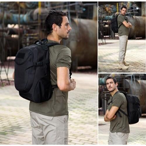 25L Waterproof Military Backpack Women Mens Hiking Tactical Backpack 900D Nylon School Bag Climbing Sport Bag 4 Colors