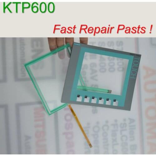 6AV6647-0AD11-3AX0 KTP600 Membrane Keypad+Touch Glass for SIMATIC HMI Panel repair~do it yourself, Have in stock