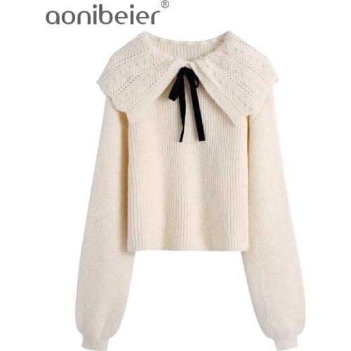 Женские свитера и кардиганы Aonibeier China At AliExpress