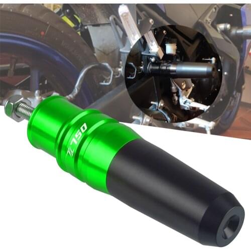 CNC Pcs Motorcycle Aluminum Frame Crash Pads Exhaust Sliders Crash Protector With Logo For Kawasaki Z750 Z 750 Moto Accessories