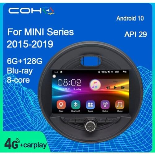 For BMW MINI Cooper F54 F55 F56 F60 2015-2019 Car Dvd Multimedia Player Radio Android 10.0 Octa Core 6+128G