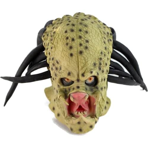 Anime Alien Predator Horror Latex Mask Monster Alien Cosplay Headgear Adult Carnival Halloween Masks