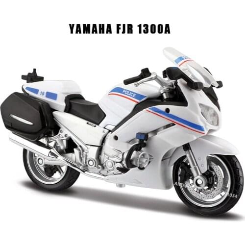Maisto 1:18 Hot BMW Yamaha FJR 1300A Police motorcycle series original authorized simulation alloy motorcycle model toy car