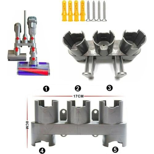Wall Mount Storage Rack Docking Station Organizer Holder Attachments Space Saver Bracket For Dyson V7 V8 V10 Vacuum Cleaner