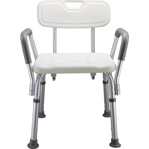 Non-slip Bath Chair Height Adjustable Shower Bench Elderly Disabled Bath Tub Shower Stool Pregnant Safe Seat Bathroom Furniture