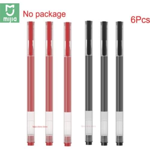 Original Xiaomi Mijia Super Durable Writing Sign Pen 0.5mm bullet pen Signing Pens Smooth Switzerland Refill Red Black Ink Pen