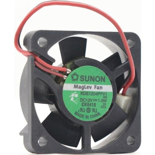 Original For Sunon 4010 KDE1204PFV1 12V 1.1W 2 -line DC 12V 1.1W 40x40x10mm 4cm ultra-quiet fan