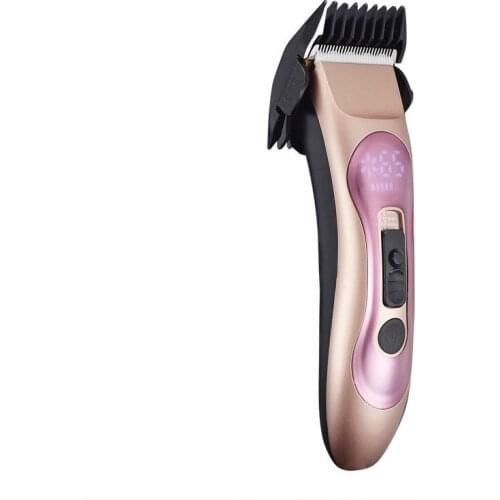 Professional hair clipper rechargeable trimmer lithium battery Titanium alloy blade cutter 1-1.9mm adjustable comb Fine-tuning