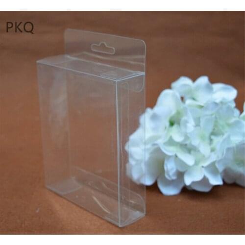 34 sizes Clear Plastic Box Transparent small PVC gift box Waterproof Display Packaging box for jewelry/Candy/Gift/Cosmetic 10pcs
