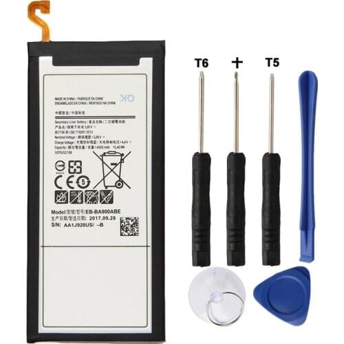 Samsung Original EB-BA900ABE Battery For Samsung Galaxy A9 A9000 2016 Edition Genuine Replacement Phone Battery 4000mAh