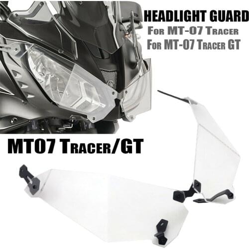 Motorcycle Headlamp Protectors Headlight Guard Protector Cover For Yamaha MT07 Tracer/GT 2016-2021 2020 2019 2018 2017