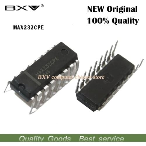 10PCS MAX232CPE DIP16 MAX232C DIP MAX232 DIP-16 MAX232EPE RS-232 Drivers/Receivers new original IC