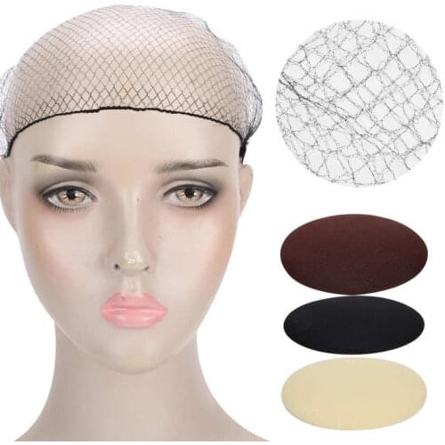 144pcs/set Hairnet Nylon Disposable Wig Cap Breathable Hair Mesh Net for Home Salon Hair Styling Tools Accessory Kit
