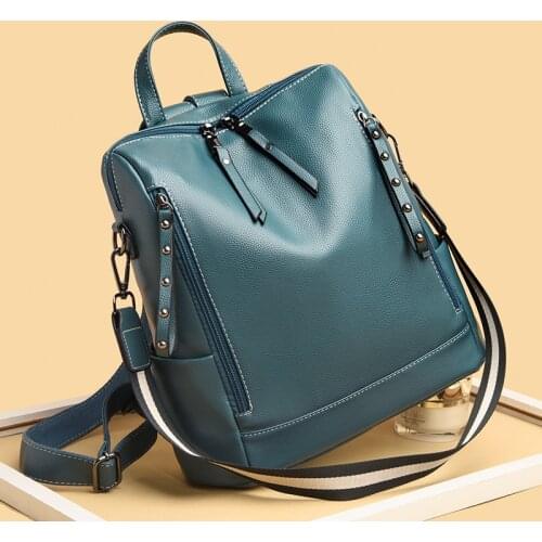 2021 New Women Backpack Designer high quality Leather Women Bag Fashion School Bags Large Capacity Travel Backpacks