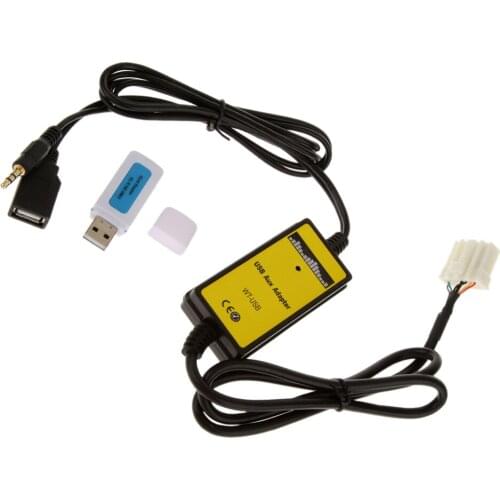 Car USB MP3 Music Player Interface Aux-In Adapter For Mazda 323 MX5 Protege