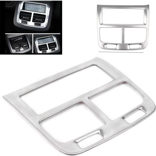 For Volvo XC60 XC90 2015 2016 2017 2018 Car Styling Stainless Steel Rear Air Vent Outlet Cover Trim Decoration Guards
