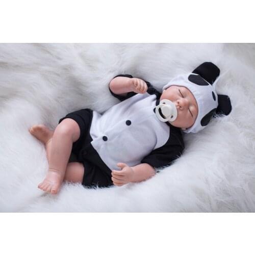 NPK 20inch 49cm soft Silicone Reborn Dolls Lifelike Baby Boys Newborn Fashion Doll Christmas Gift New Year Gift