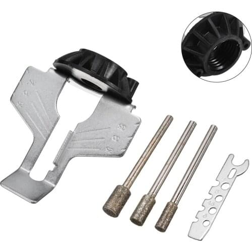 Chainsaw Sharpening Kit Electric Grinder Sharpening Polishing Attachment Rotary Power Drill Hand Sharpener Adapter Grinding Tool