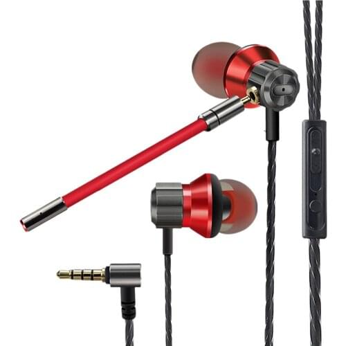 Earphones Inear Headphones With Microphone 32 Ohm Driver Intense Bass Earbuds For Samsung Computer Laptop