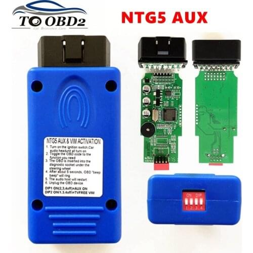 NTG5 AUX In & VIM Activation COMAND Online OBD NTG 5 for C GLC S V W205 X253 W222 W447 OBD Tool for Benz Free shipping