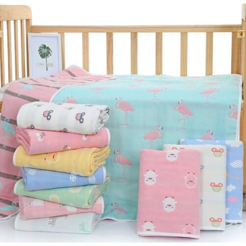 Blanket Cotton Baby Swaddld Soft Newborn Blanket Bath Towel Gauze Infant Kids Wrap Sleepsack Stroller Cover Breastfeeding Cover