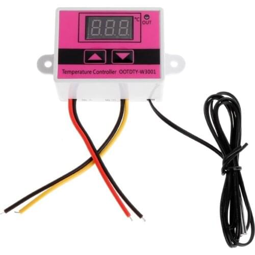 OOTDTY W3001 Temperature Controller AC110-220V Microcomputer Thermostat Switch Digital LED Display
