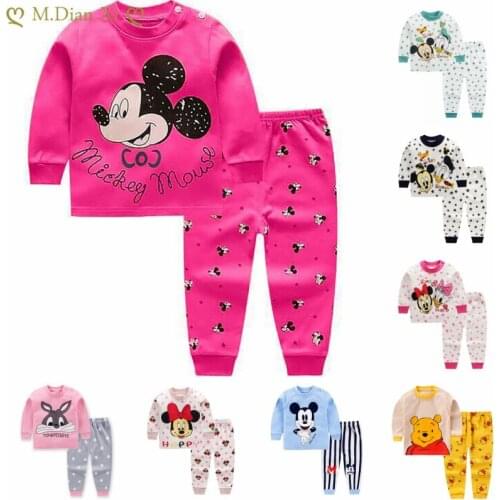 Autumn Newborn Sport Suits Kids T-shirt+pants Suit Clothes Sets Baby Boy Girls Clothing Set Children Outfits Bbay Underwear