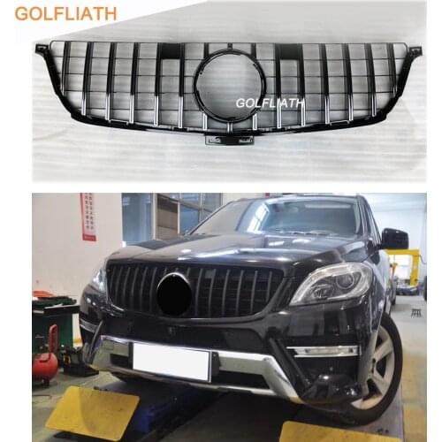 For Mercedes Benz ML Class W166 GT R grille Front Grille FOR ML class ML250 ML300 ML320 ML350 ml400 ML450 2012-2015