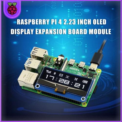 Raspberry Pi 4 B 2.23 inch OLED display expansion board module supports SPI / I2C / Jetson Nano/Raspberry pi 3B/3B+/4B